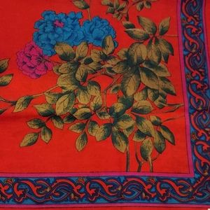 Challis by Berkshire fringe end print scarf